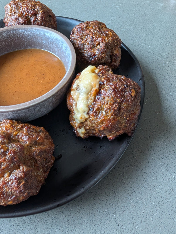 The Tastiest Cheeseburger Meatballs Ever!