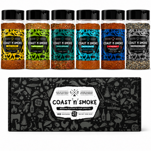 Coast n Smoke Flavour Master Pro 6 pack BBQ rub gift box