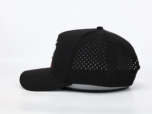 Trucker Hat - Performance - Black with embroidered logo
