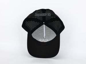 Trucker Hat - Performance - Black with embroidered logo