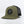 Green and black cap with a logo on a white background
